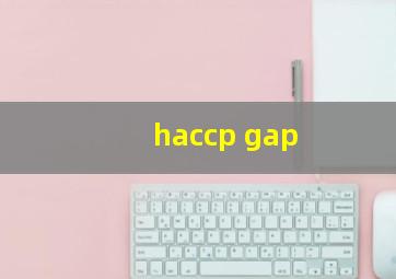 haccp gap